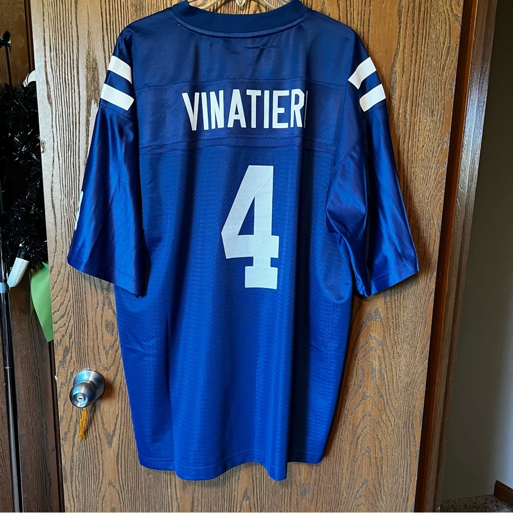 Indianapolis Colts Adam Vinatieri Jersey, Size XL